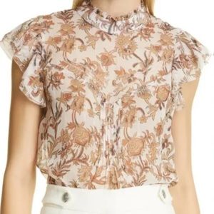 Veronica Beard Lucian’s Top in Blush Multi 12